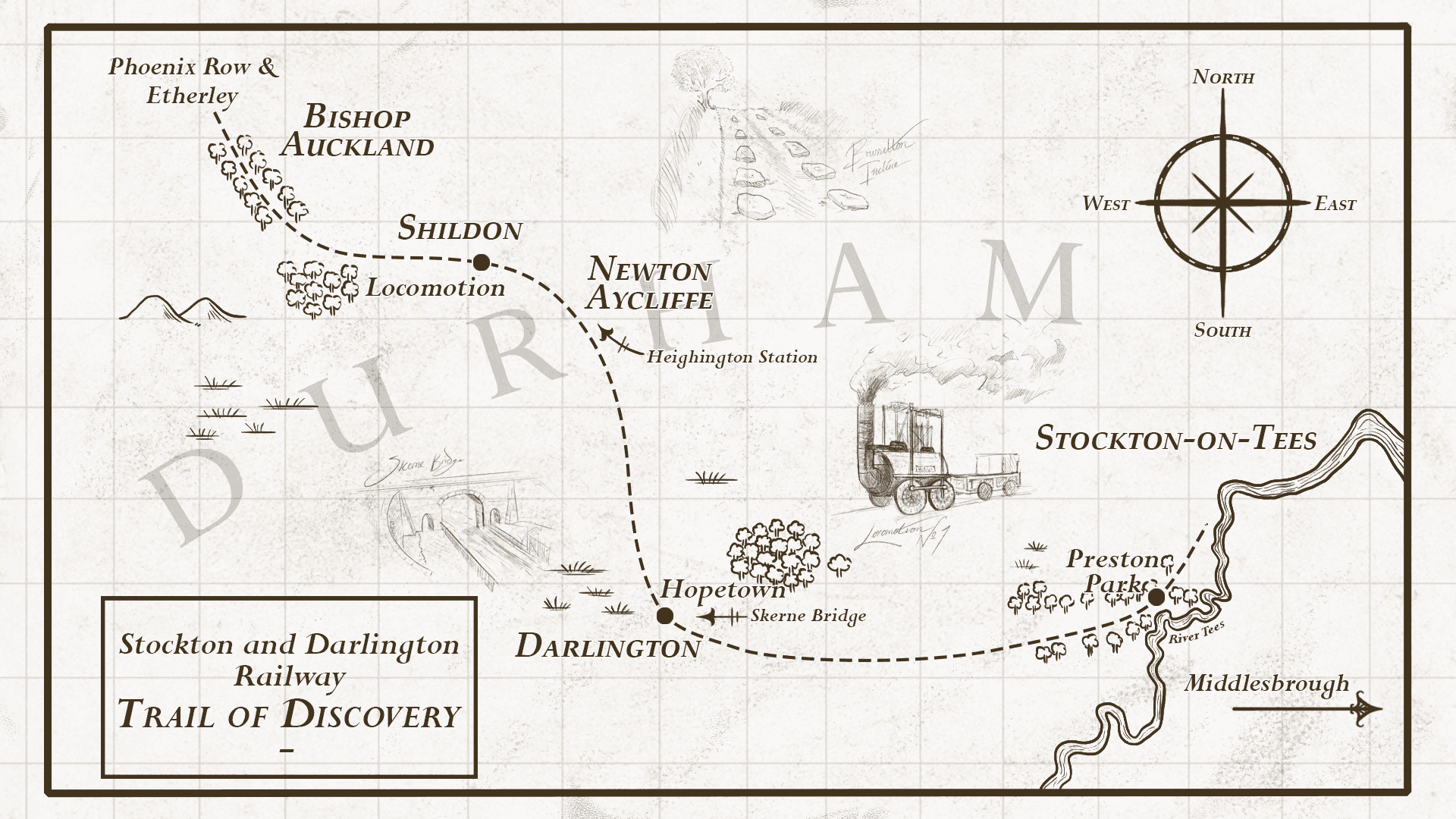 Trail Of Discovery Map