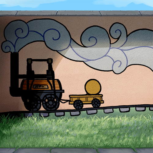 Scrap Yard Wall Mural